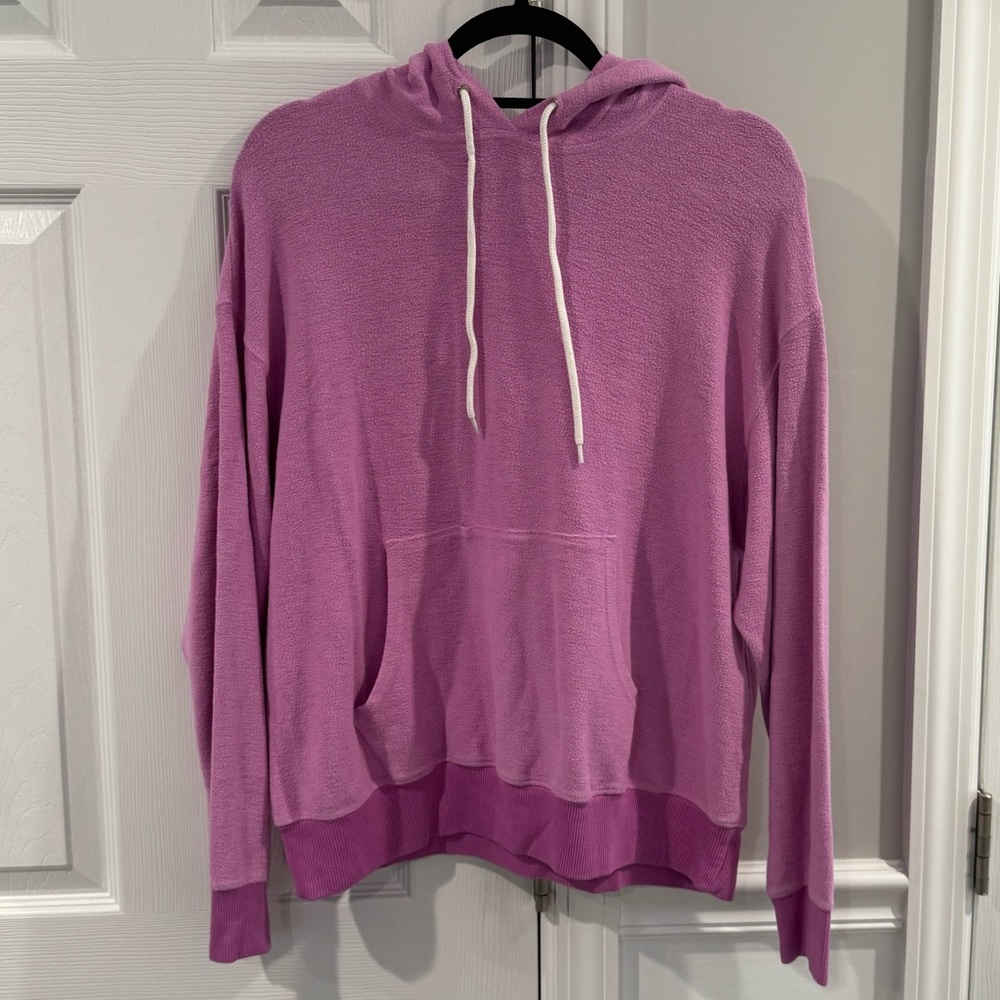 Monrow Reversed College Pullover - image 3